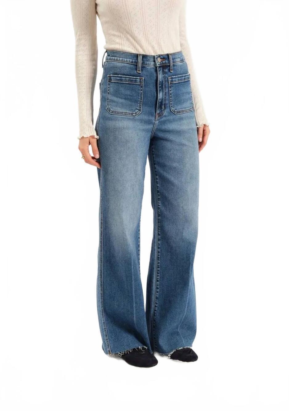 NEW DAZE far out high rise with fashion pocket jeans in vintage city